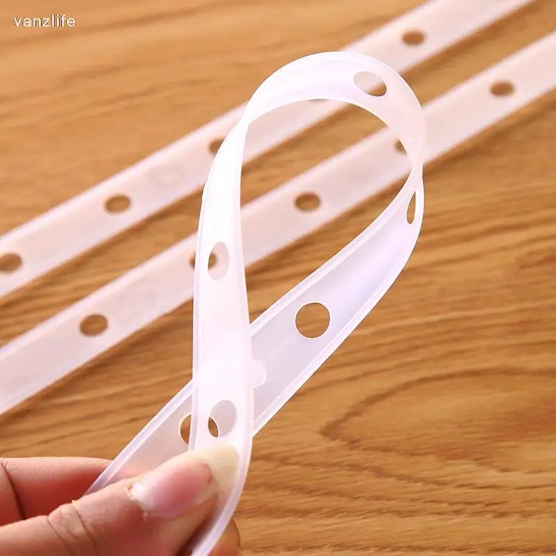 10pcs/vanzlife Creative hangers article link chain transparent clothe hanger pimp article plastic hanger connection bar 4