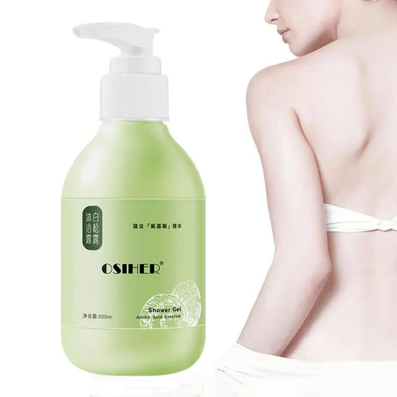 200ml White Truffle Shower Gel Amino Acid Body Washes Moisturizing Women Body Wash Nourishing White Truffle Bath Wash