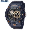 SMAEL Multi functional Waterproof Night Light Outdoor Student Electronic Watch 8055 Watch Men's Tactical Digital Watch 6