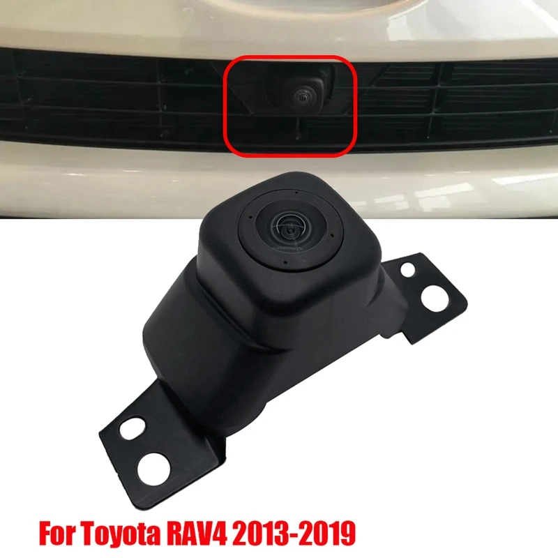 

86790-0R040 Front Parking Assist Camera Replacement With Bracket For Toyota RAV4 2013-2019 86790-0R041