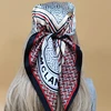 Popular 70X70CM Beach Scarves The Four Seasons Square Kerchief New Style Women Luxury Headscarf 2023 Design Sunscreen Silk Hijab 1