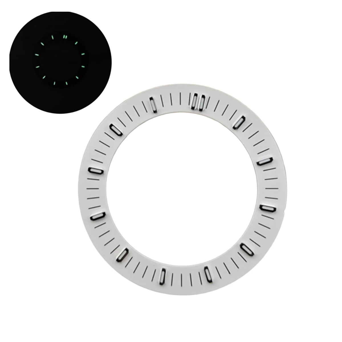 Enhanced Luminous Watch Dial - Green with Multiple Color Options, 31mm
