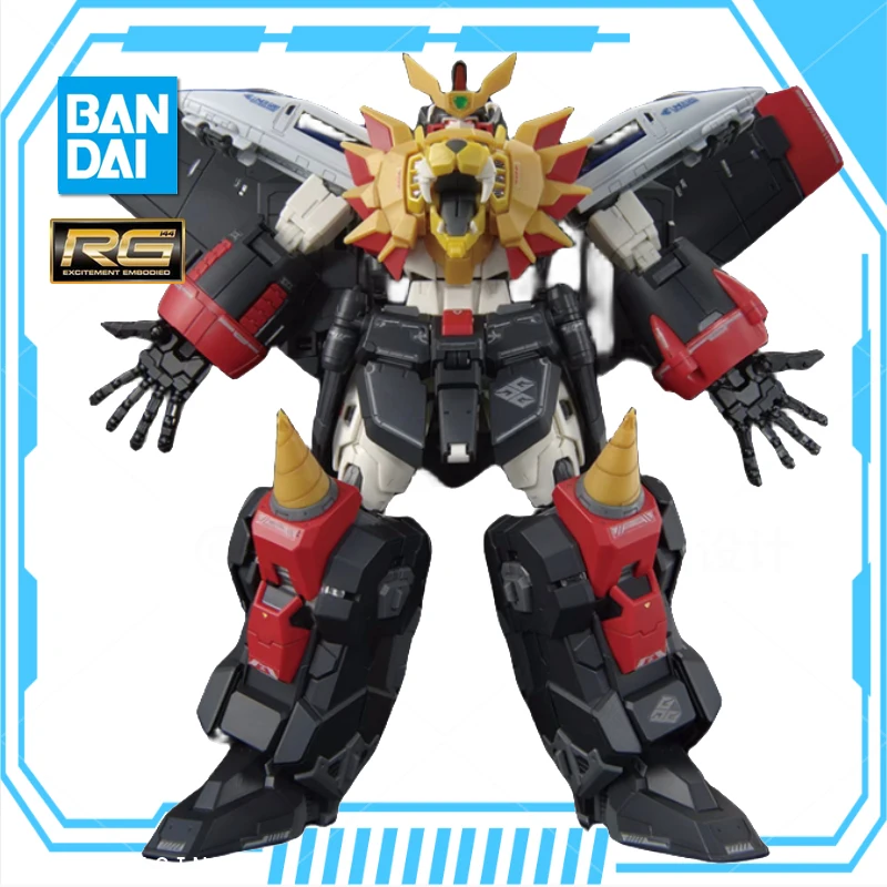 

BANDAI Anime RG GAOGAIGAR KING OF BRAVES GAOGAIGAR Mobile Report Assembly Plastic Model Kit Action Toys Figures Gift
