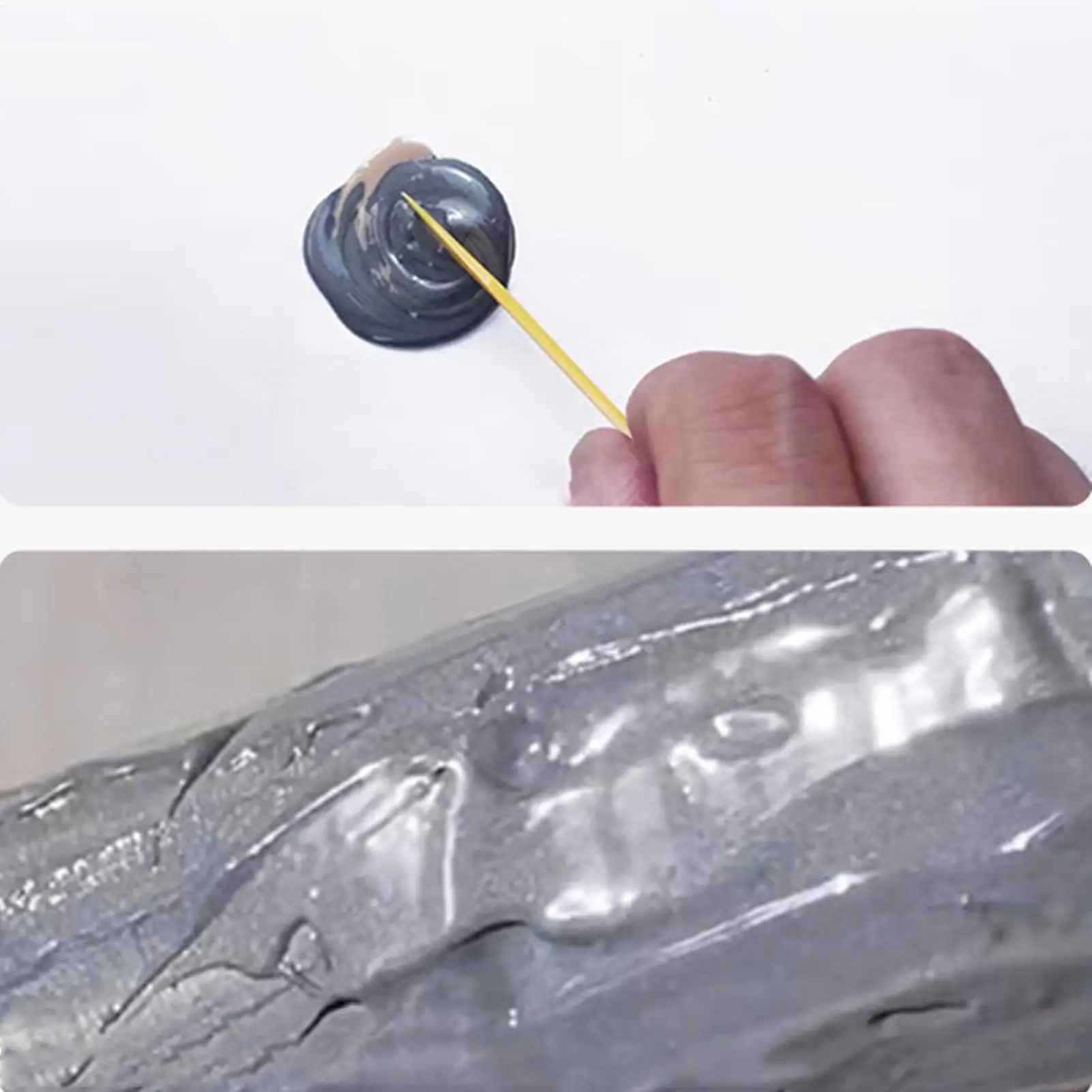 100g Metal Repair Glue Quick Drying Welding Adhesive Corrosion Preventive Casting Repair Glue Heat Resistance Waterproof Agent