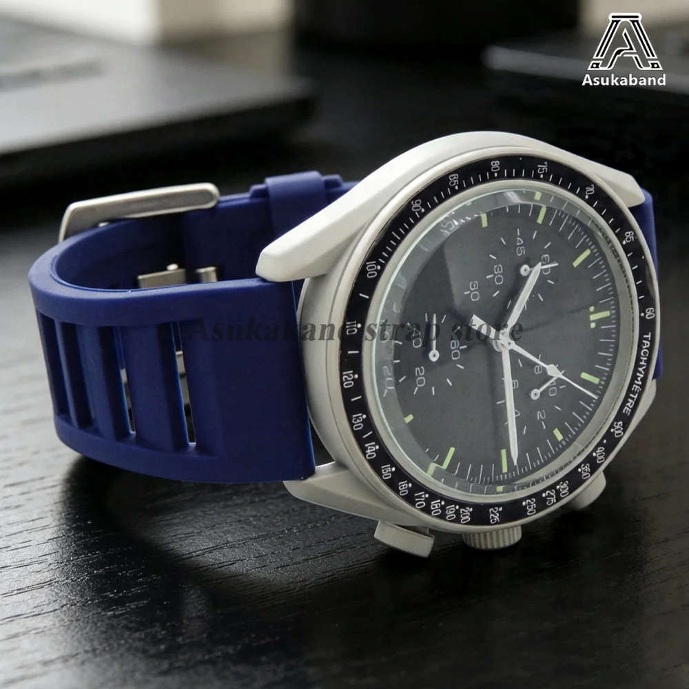 Silicone Watch Strap - Soft Waterproof Quick Release Rubber Watchband
