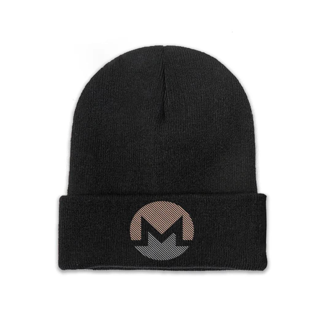 

Monero Lightspeed XMR Virtual Digital Currency Knitting Knitted Hat Beanie Caps Skullies Beanies Ski Caps Soft Bonnet Hats Warm