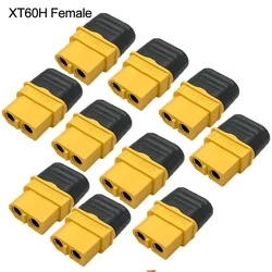 10-Pack Amass XT60h Connectors with Protective Sheath for RC Batteries and Drones (10pcs XT60h female)