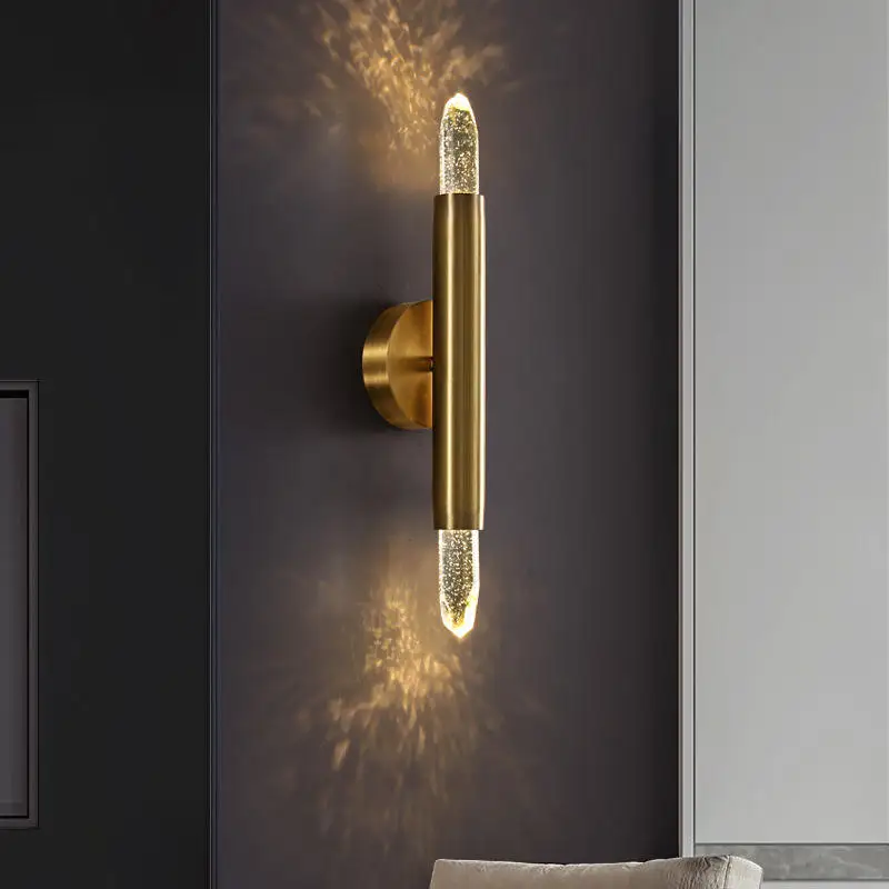 

Crystal wall lamp indoor living room porch lamp bedroom bedside lamp home wall decoration luxury crystal creative night light