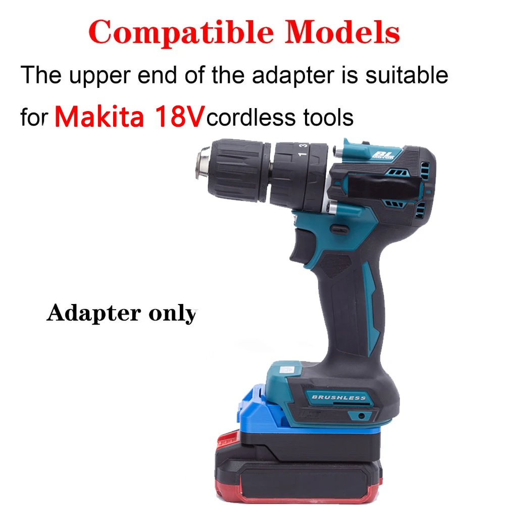 Battery Adapter Converter for Bauer 20V Lithium Battery to Makita 18V BL  Series Wireless Electric Drill wireless bluetooth speaker mt007 outdoors 6d surround sound for makita 18v battery lithium battery outdoors loudspeaker