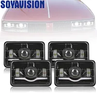 Lampe de sauna LED DRL pour moto, lampe de sauna pour Peterbilt Kenworth Ford Turcks Honda Suzuki DRZ, H4651, H4652, H4656, H4666, H6545, 4x6 pouces 1