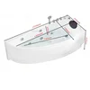 Acrylic Design Bathtubs Modern Household Bathroom Hydromassage Bath Adults Crescent Arc Detached Creative Mini Thicken Bathtub 6