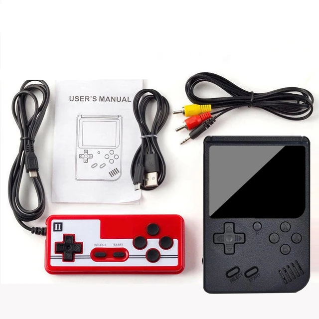 Retro Portable Mini Handheld Video Game Console 8-Bit 3.0 Inch Color LCD  Kids Color Game Player Built-in 400 Games - AliExpress