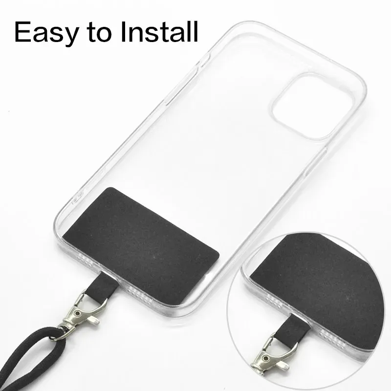 4/2/1pc Universal Adjustable Phone Lanyard Strap Mobile Phone Hanging Rope Neck Straps Anti-lost Lanyards Cell Phone Accessories