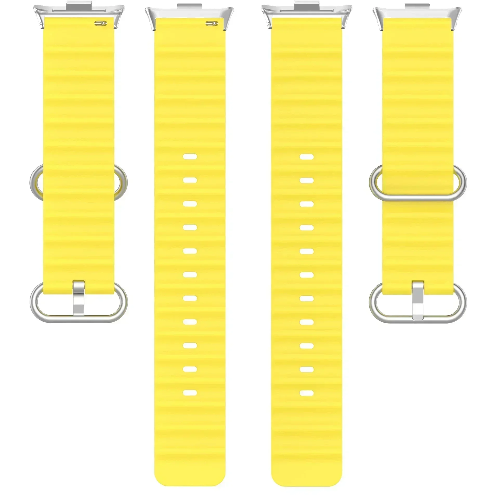 Ocean Strap Replacement Bracelet - Metal and Silicone Band Accessories