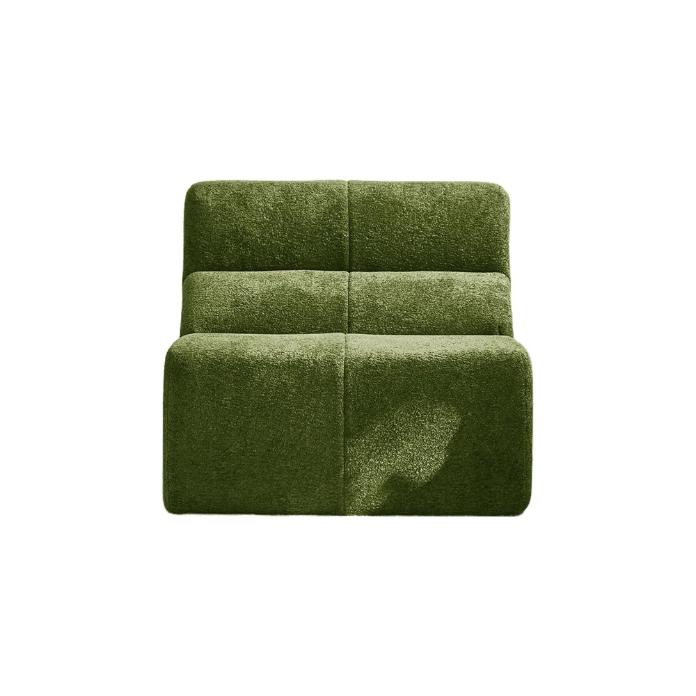 Luxuriöser Einzelsofastuhl aus weichem Regentropfen-Samt mit ergonomischem Design für Wohnzimmer, Büros und kleine Wohnungen – Detail 35