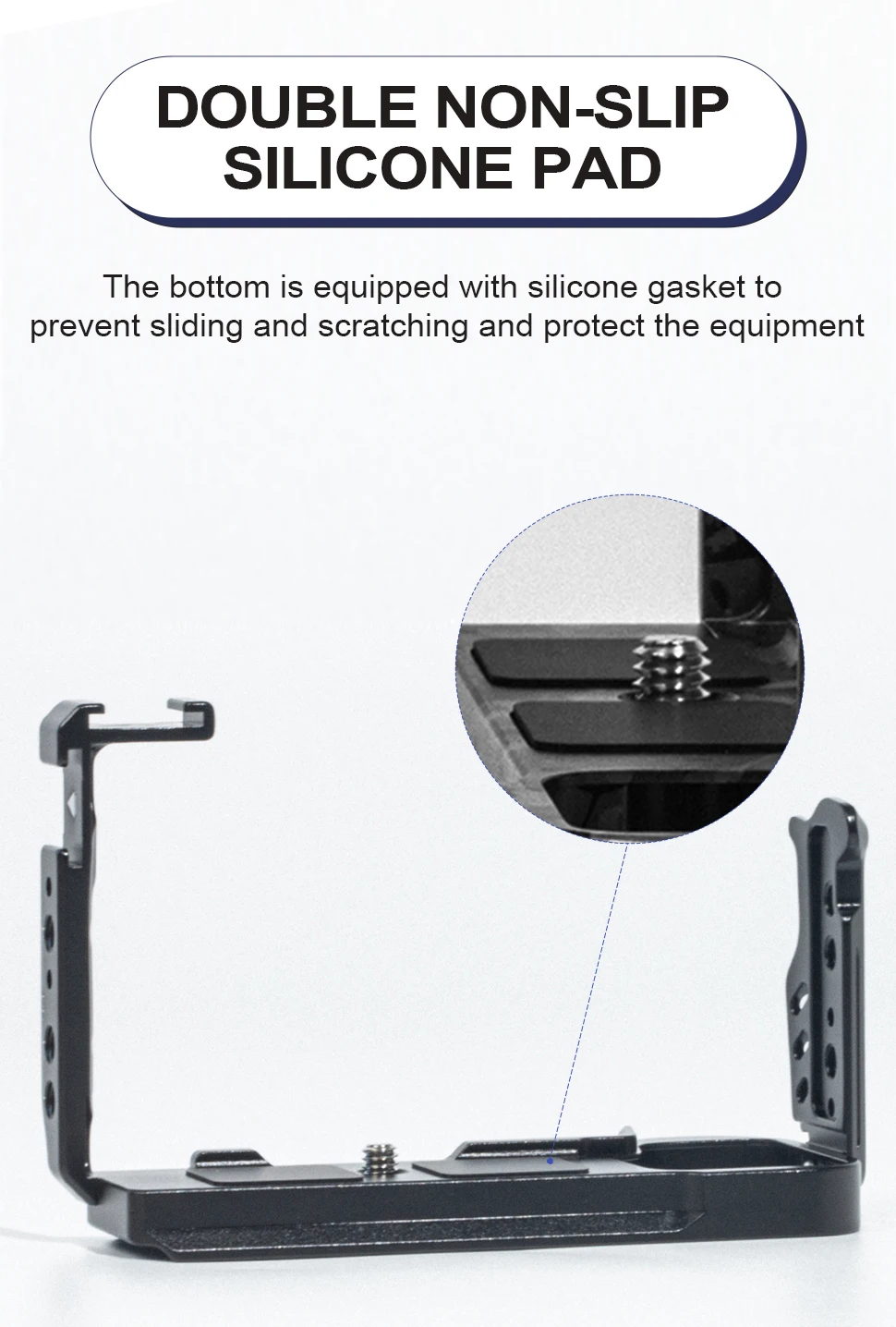 Camera Cage for Nikon Z50 Camera Bracket Protective Frame Quick Release Plate wi