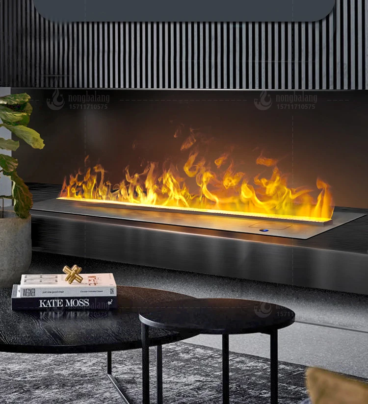 Inno-Fire 72 inch decor flame electric fireplace 3d Flame Indoor Recessed  Wall - AliExpress