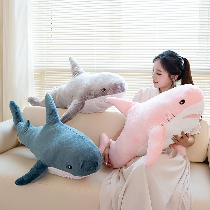 Cute Stuffed Shark Plush Toy Big Size