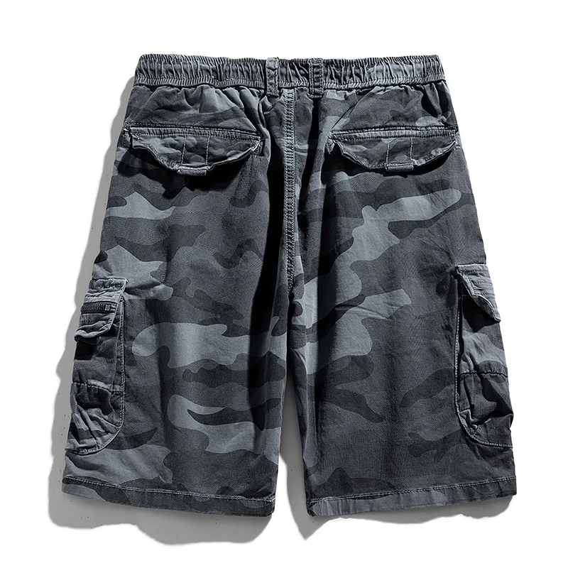 CAAYU New Summer Men Cotton Cargo Camouflage Shorts Mens Plus Size Clothing Casual Fashion Jogger Shorts Male Hot Dropshipping