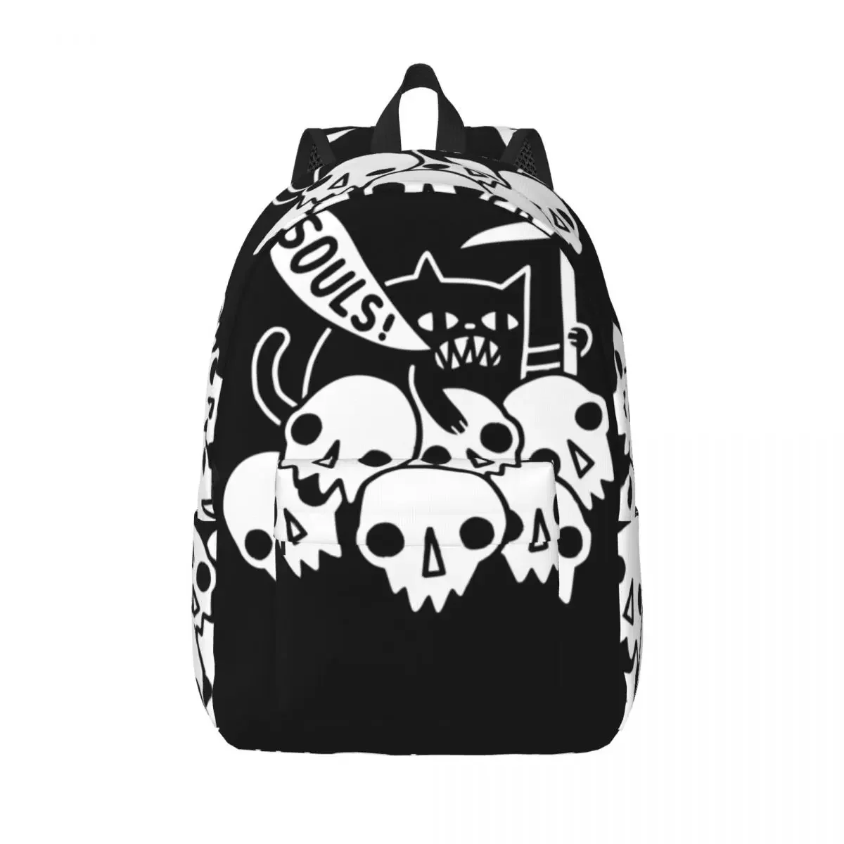 

Рюкзак унисекс с рисунком кошки и души, легкий школьный ранец для учеников в эстетике животных, велоспорта, Подарочный дизайнерский рюкзак
