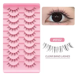 Natural Manga Fluffy Cat Eye Lashes - Wholesale Bulk Eyelash Extensions (B102)