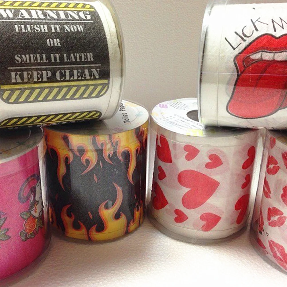 

Red Lipstick Printed Roll Home Toilet Tissue Christmas Napkin Paper Web Fashion Decorative Printing Pattern