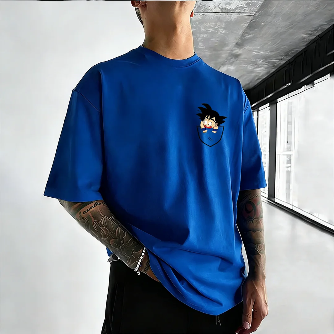 2026 Summer Hot Sale Dragon Ball Anime Pattern Family Parent-child T-shirts High Quality Short Sleeved Breathable Streetwear Top