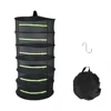 For Flowers Buds Plants 6/8 Layers Hanging Basket Herb Drying Net Dryer Mesh Bag Folding Dry Rack Layers Drying Net for Herbs 1