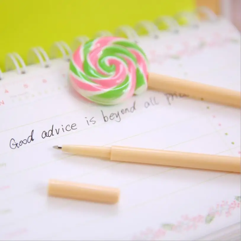 Ballpoint Pen Multifunction Ballpoint Pen Multifunctional Pen Ball Point Pen 1 PCS Kawaii School Supply Office Stationery Creative Cute Lollipop Sweet Candy Freebie Styling Funny Lovely