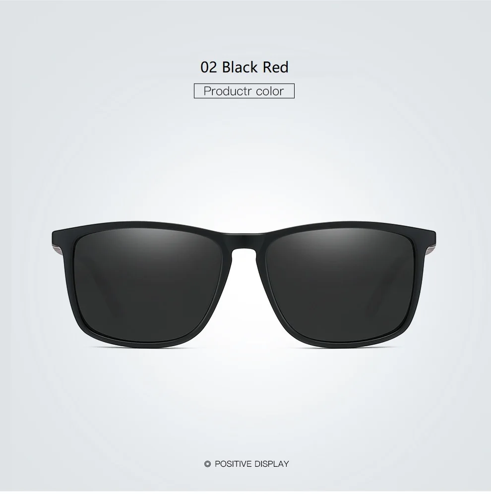 Vintage Square TR90 Frame Polarized Sunglasses Men Women Luxury Brand Designer Sun Glasses Driving Travel Retro Eyewear UV400