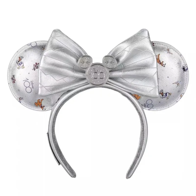 Serre-tête Oreilles Minnie 100 Ans Disney | Édition Argent