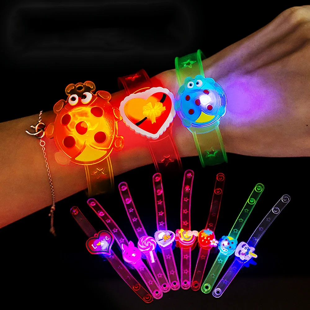 

LED Cartoon Light Up Watch Toys Luminous Bracelet Boys Girls Kids Birthday Party Supplies Wedding Guest Souvenirs Christmas Gift