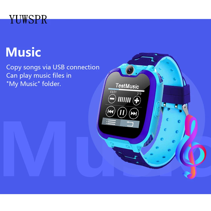 Children Game Watch with 2G SIM Phone Call Puzzle Game Play Music