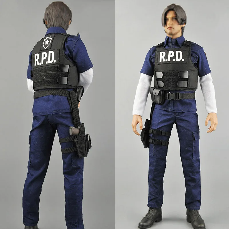 

X-TOYS X-024 1/6 Scale Male Soldier RPD Patrol Police Chris Clothes Suit Model Accessories For 12 Inches Action Figure Body Toys