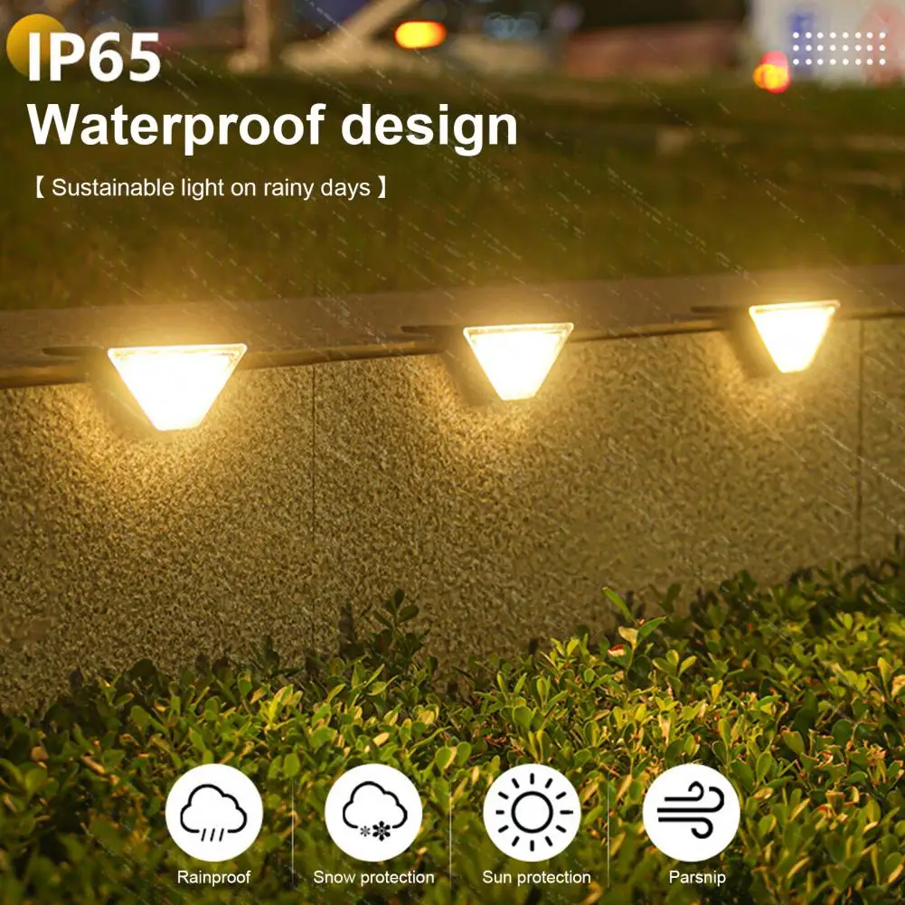 

Современное Наружное освещение лестницы, 8 шт., солнечные ступенчатые лампы, суперъяркая уличная Водонепроницаемая колода с высокими люменами, автоматическое освещение для улицы