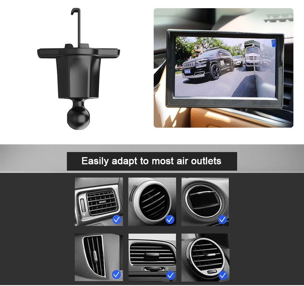 AHD 5 in Digital Car Side View Monitor Mirror System 720P Blind Spot Night Vision Rear View camera with display Back up Car Rear View Camera Car Display Monitor Display Car Parking Monitor