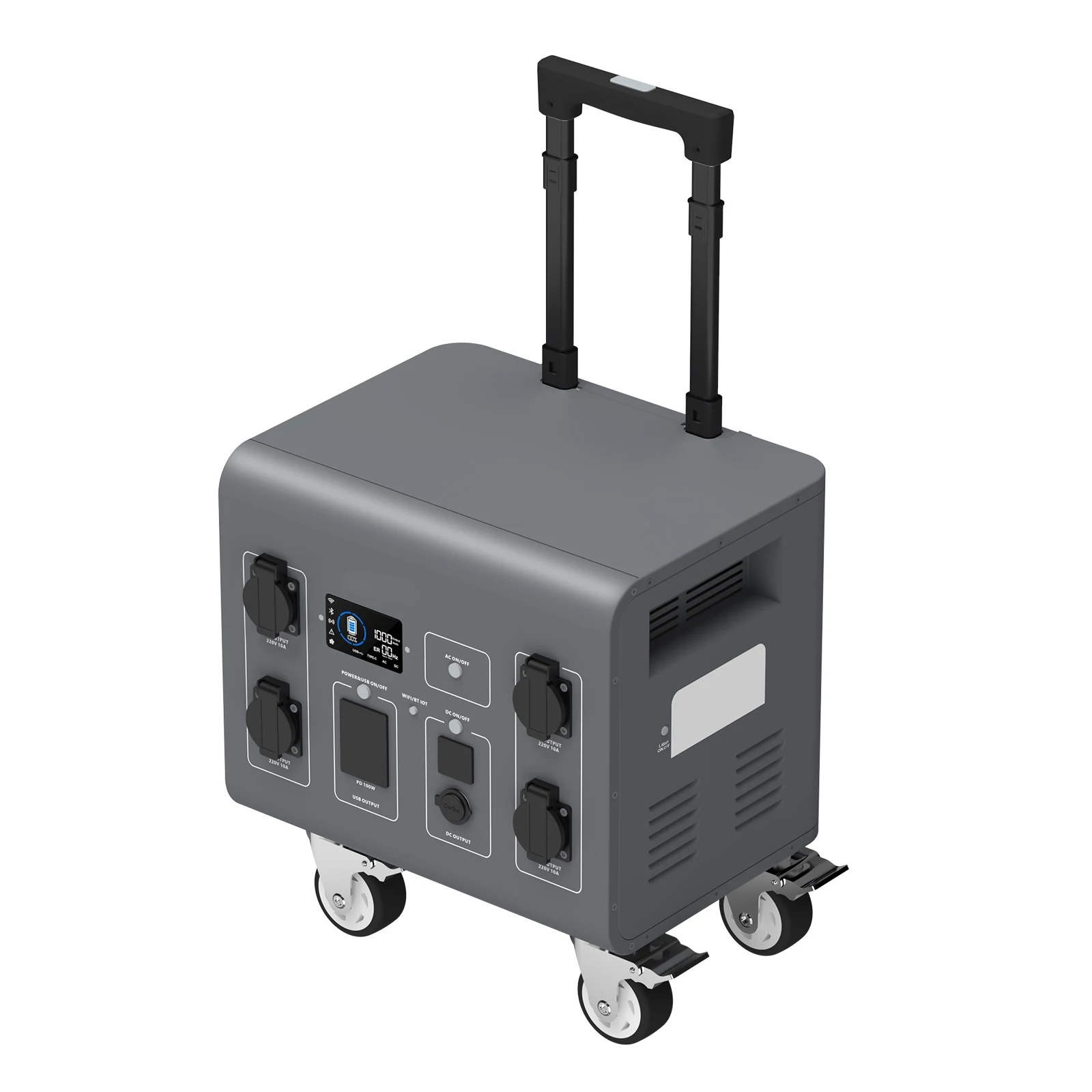 중국 공장 3600W 태양광 발전소 LiFePO4 2560Wh 배터리 모바일 충전 야외 가정용 백업 영국 EU 미국 플러그