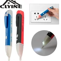 AC 110V 220V Voltmeter Voltage Probe Volt Meter Power Detector Tester Non-Contact Socket Wall Electric Indicator 90-1000V 1