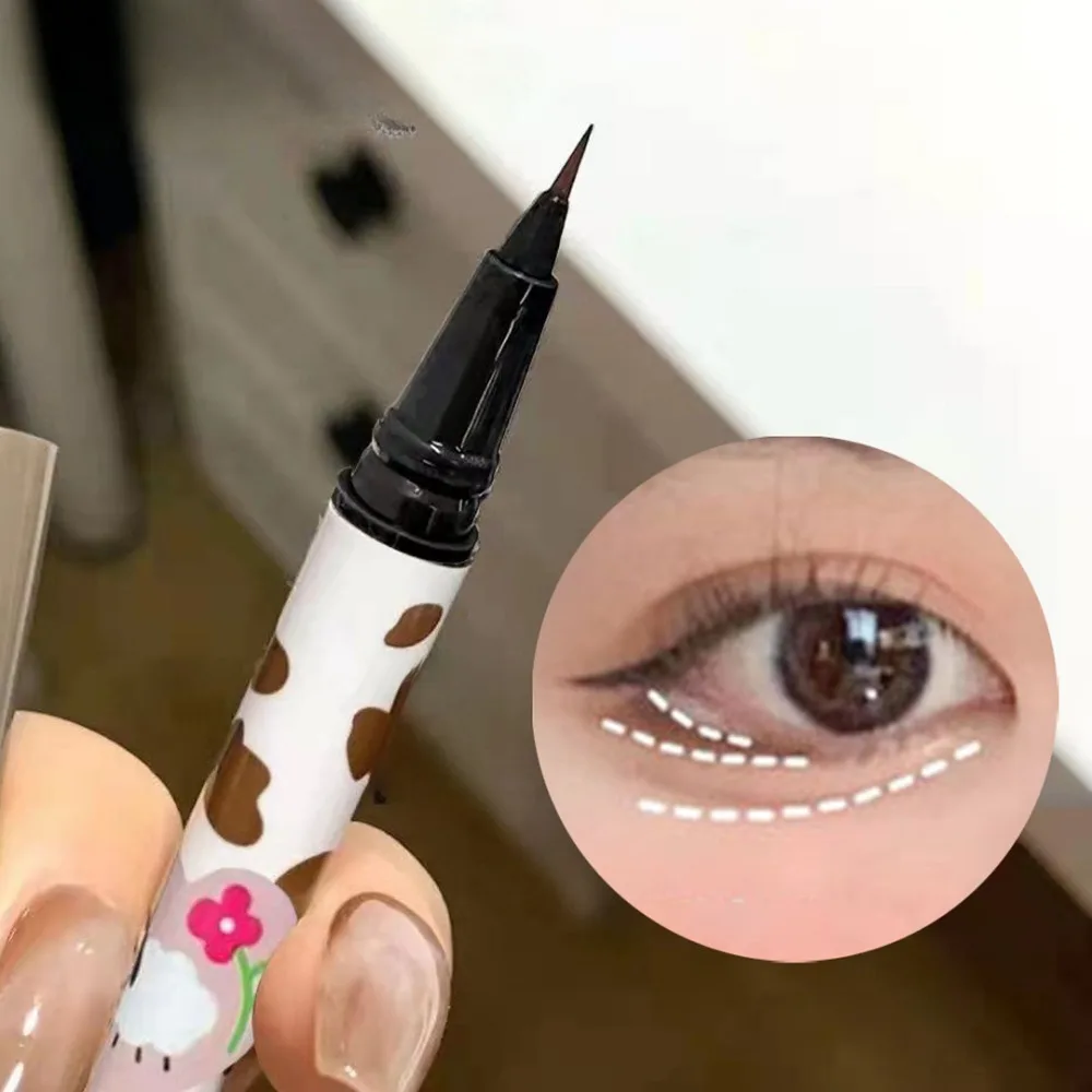Eyeliner Pen 3 Colors Liquid Eyeliner Pen Waterproof Big Eyes Makeup Smooth Quick drying Women Cosmetics Beauty Tools