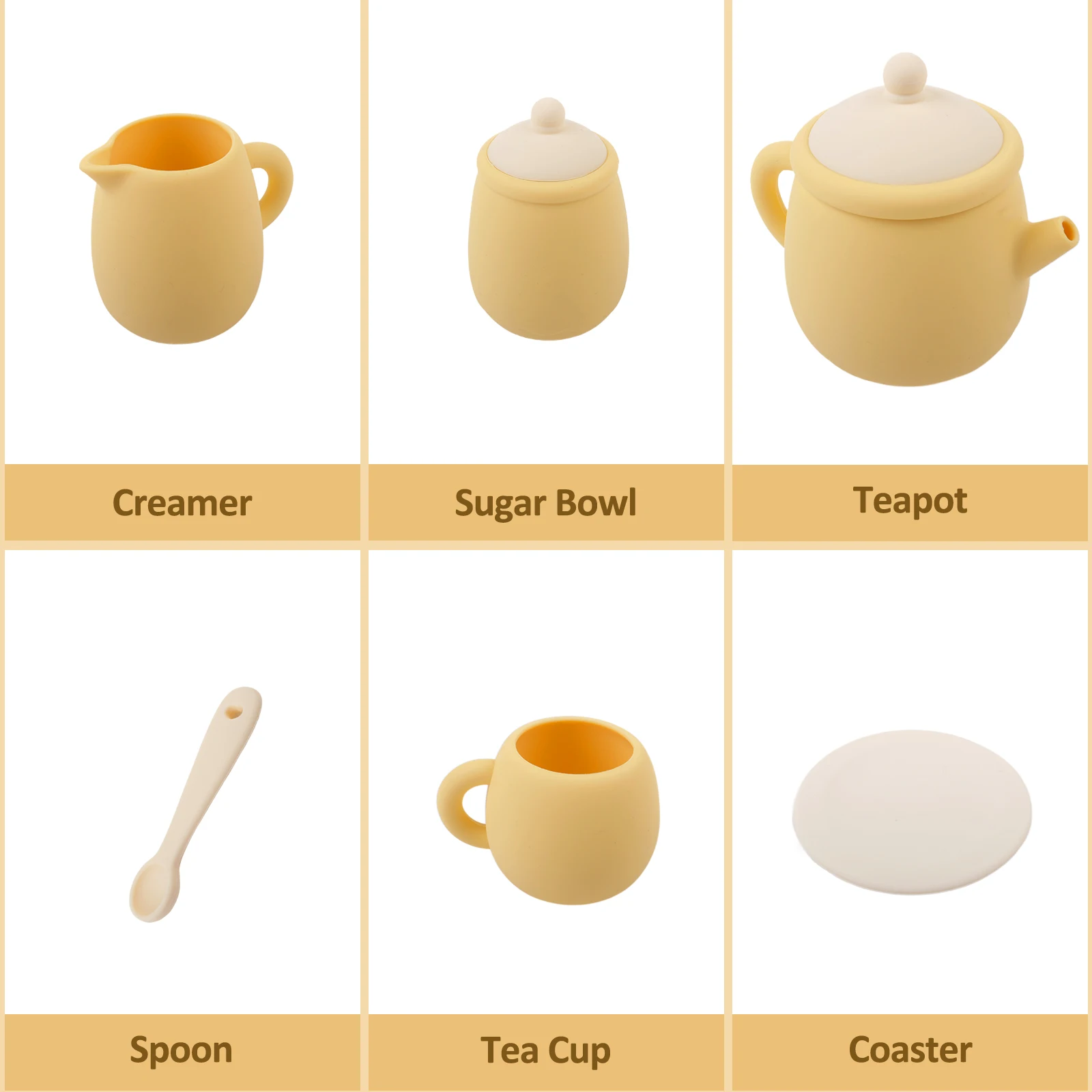 Children's Home Tea Set Afternoon Tea Kitchenware Set Simulated Kitchen Toys Children's Montessori Sensory Enlightenment Toys 3