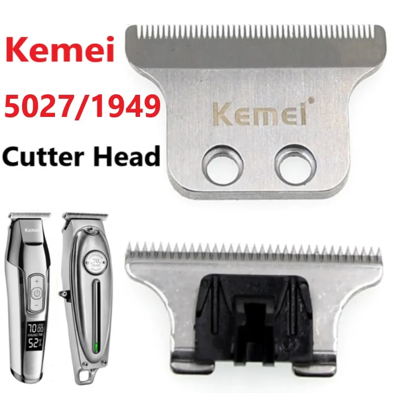 

Professional 2-Hole Double Wide Trimmer Blade Replaceable Cutter Head For Kemei KM-5027/1949 Hair Clipper with Screw without Oil