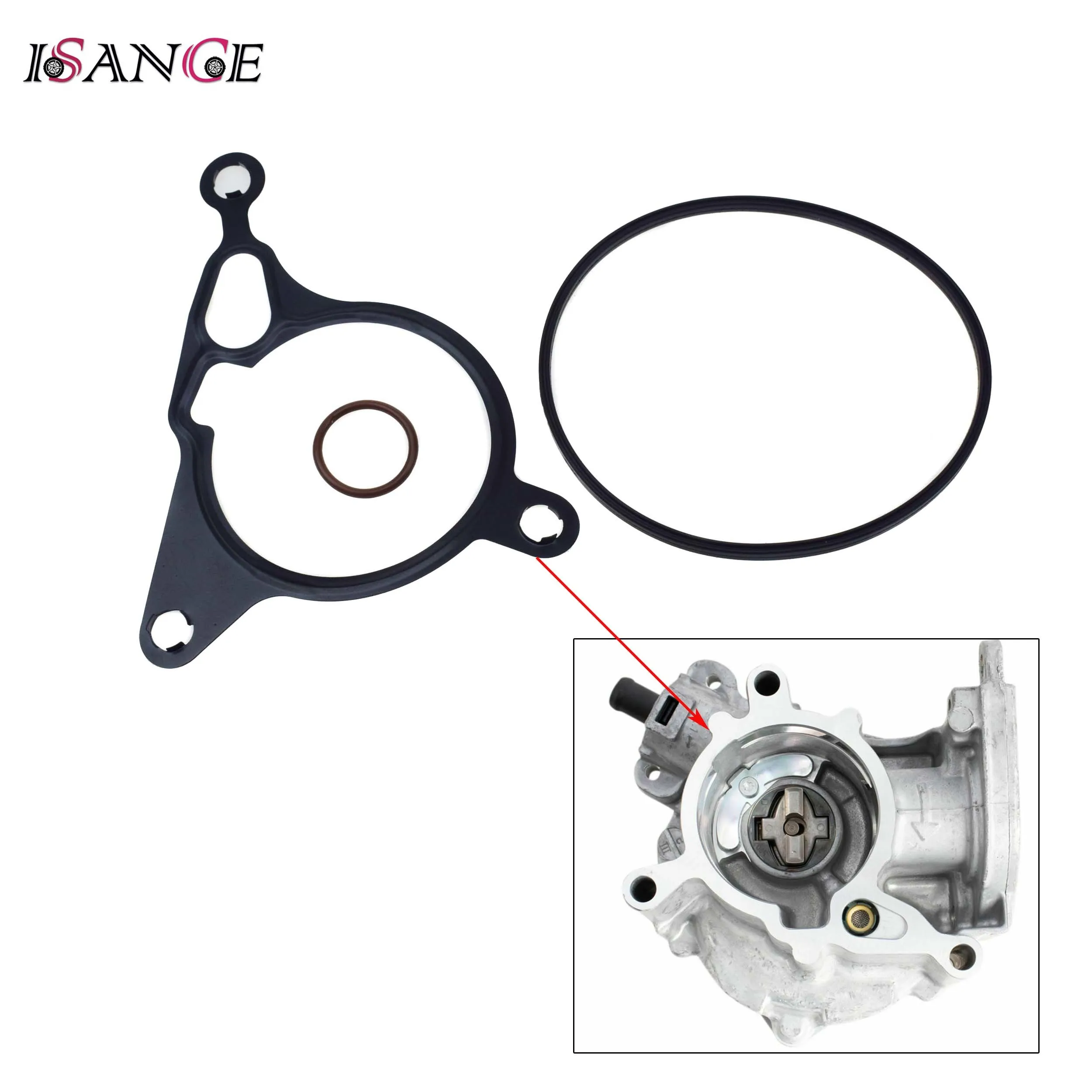 Vacuum Pump Gasket Seal Repair Kit For Audi VW 1.8T 2.0T 06J145100C 06J145100P 06J145100N 06J145100G 06H103121J 06H103121F vacuum fuel pump repair kit vacuum pump o ring seal