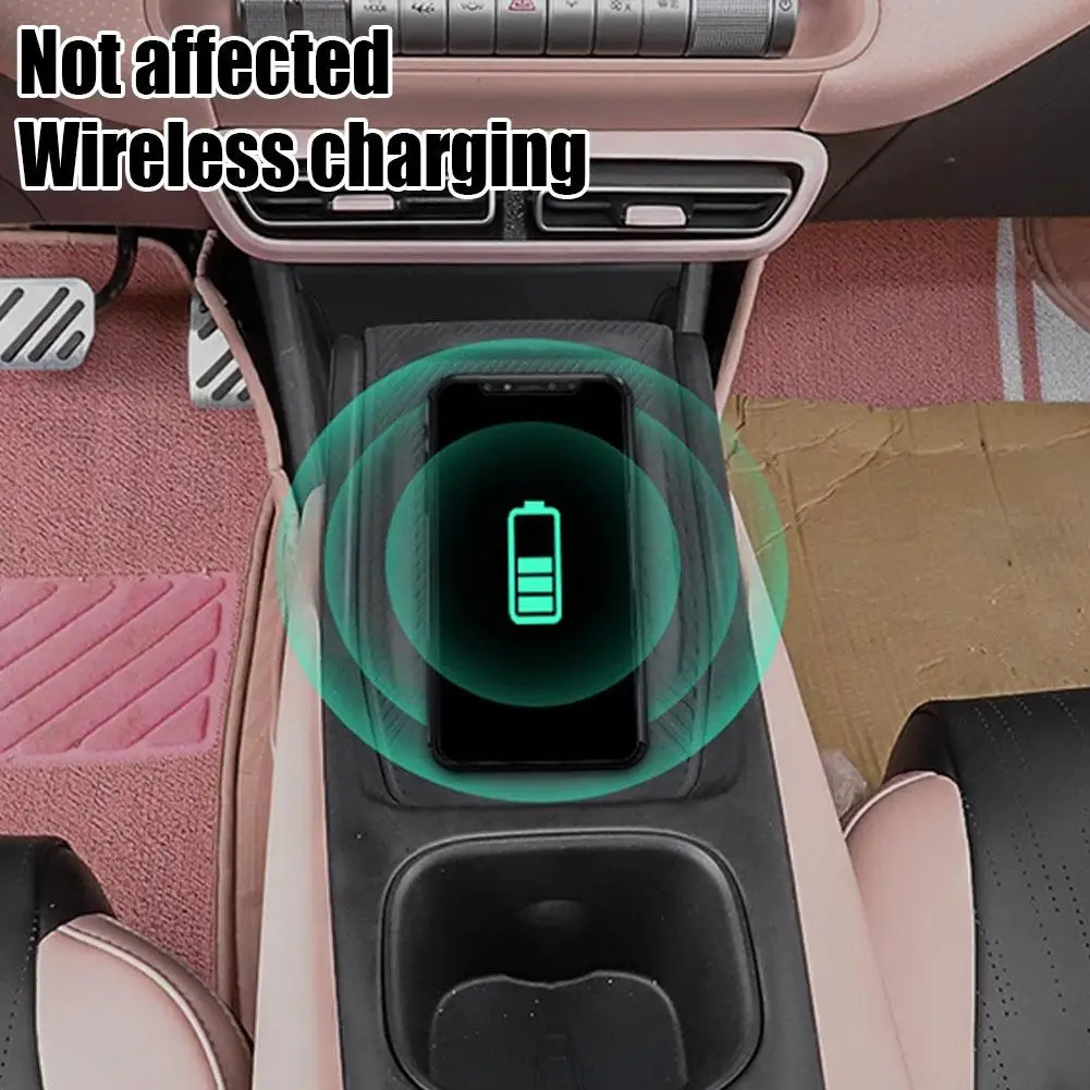 Auto Center Console Wireless Charging Mat For BYD Seagull Anti Skid Silicone Pad Car Interior Decoration Accessories
