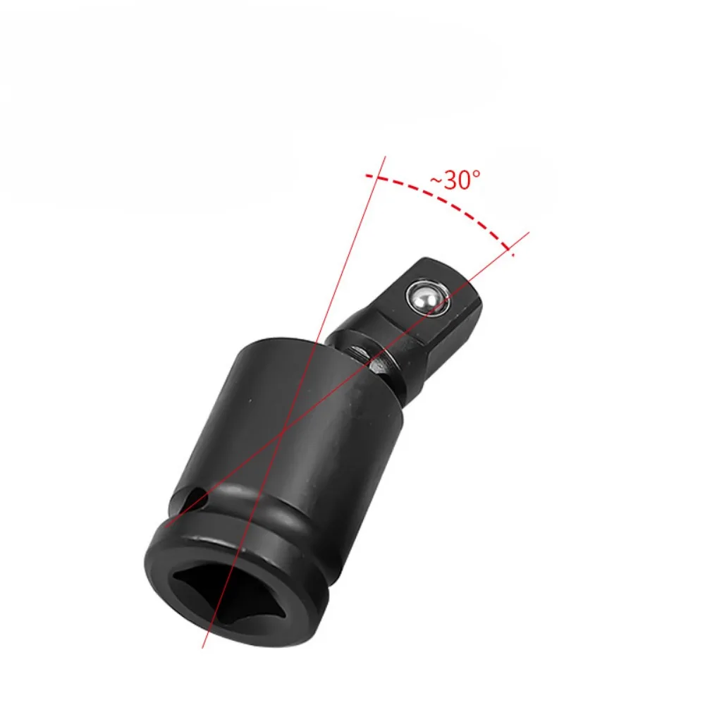 360 Degree Swivel Knuckle Joint Air Impact Wobble Socket Adapter Hand Tool 1/2 3/8 1/4 Gimbal Ball Impact Wrench Adapter 4