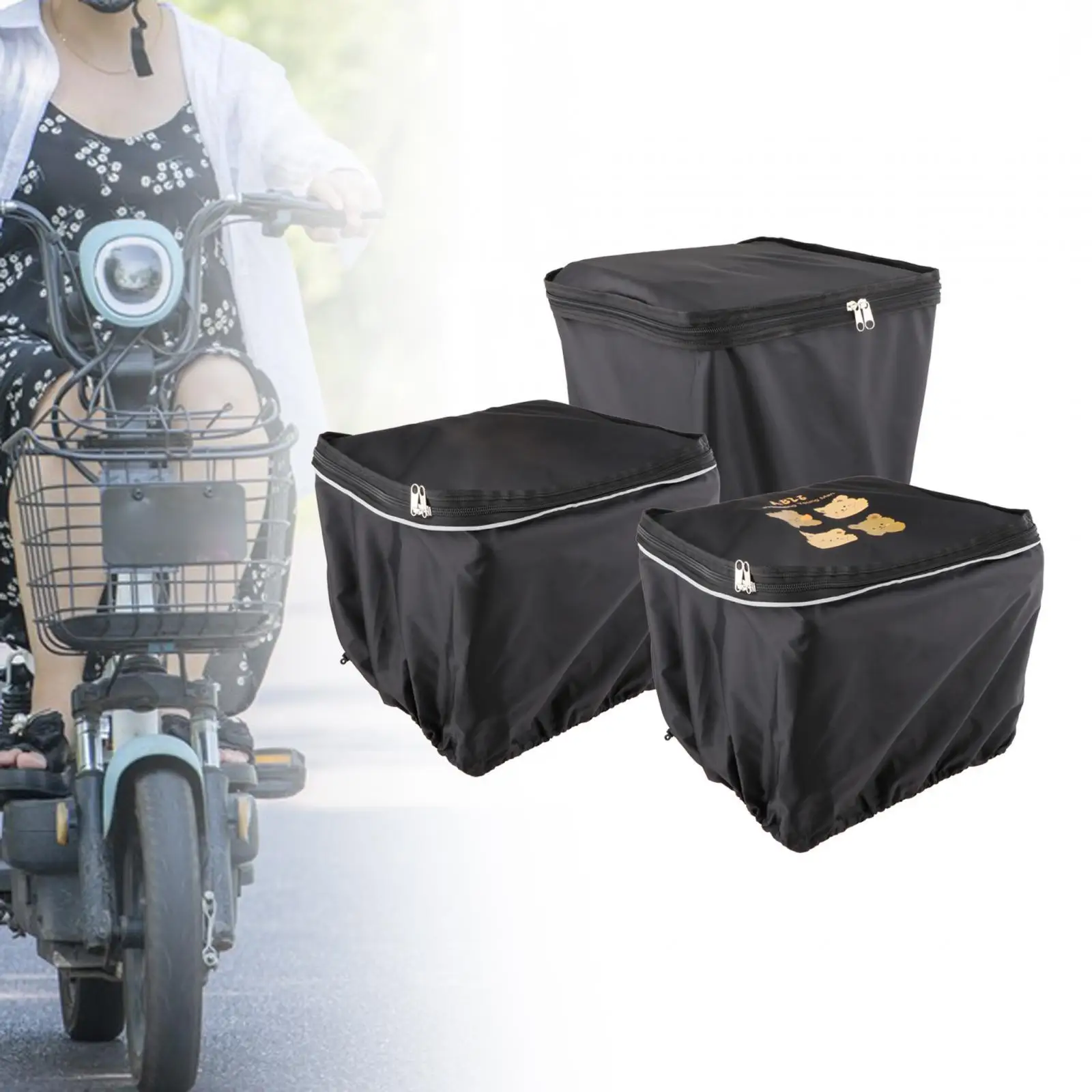 Universal Waterproof Front Bike Basket Cover - Premium Protection for Riding and Outdoor Adventures