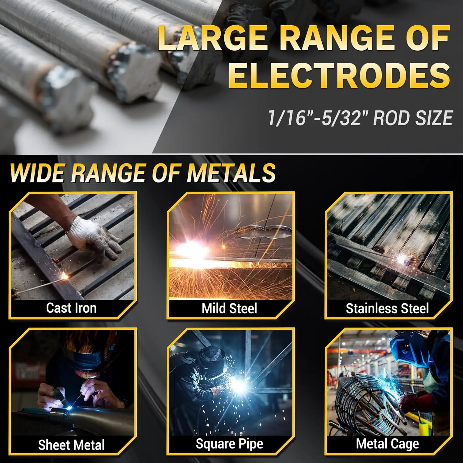 MMA ARC Welder Machine 160A IGBT Digital Display