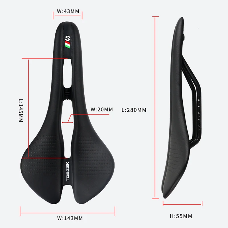 Bicycle Saddle Ultralight 185g for MTB Road Bike