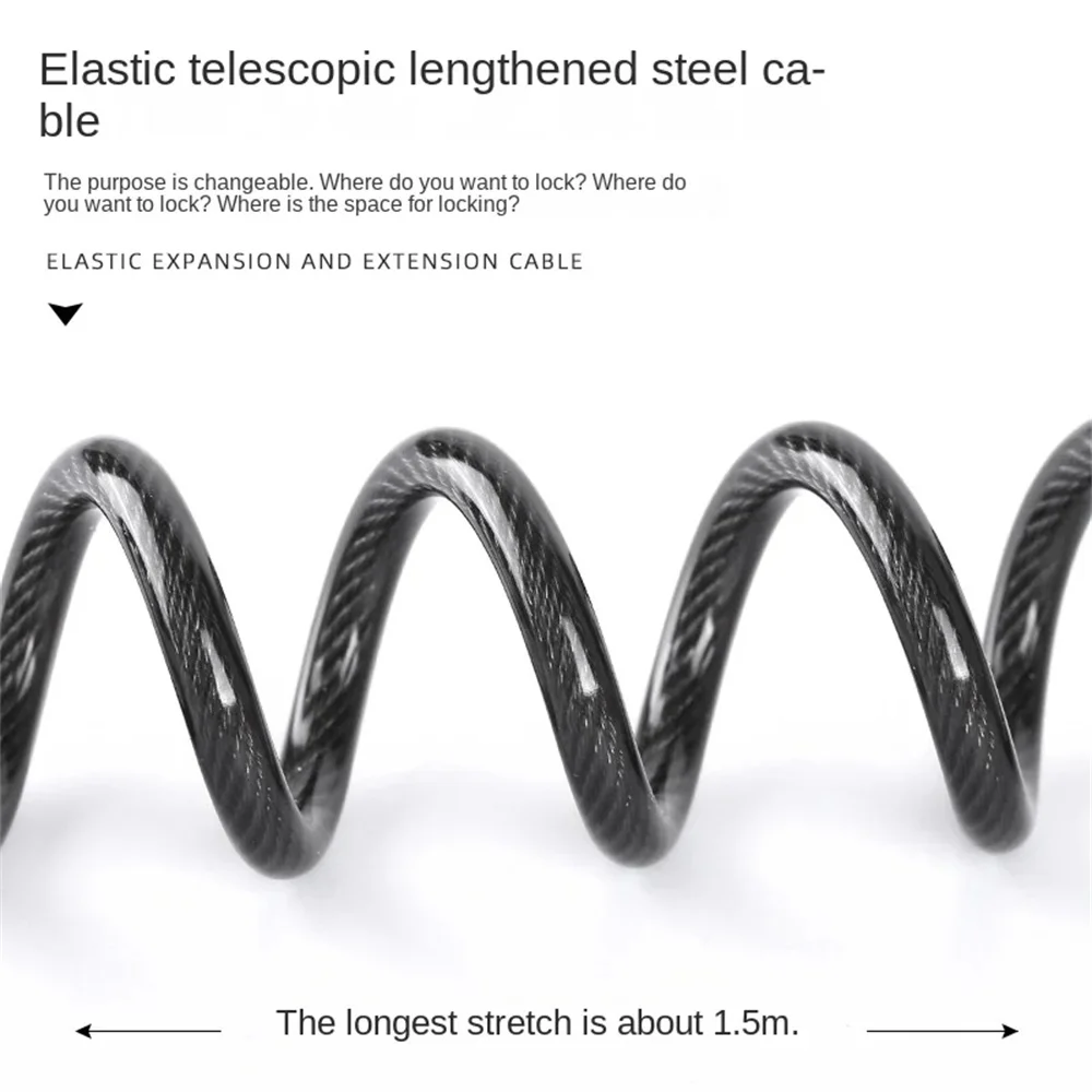 Steel Wire Chain Bike Lock 3