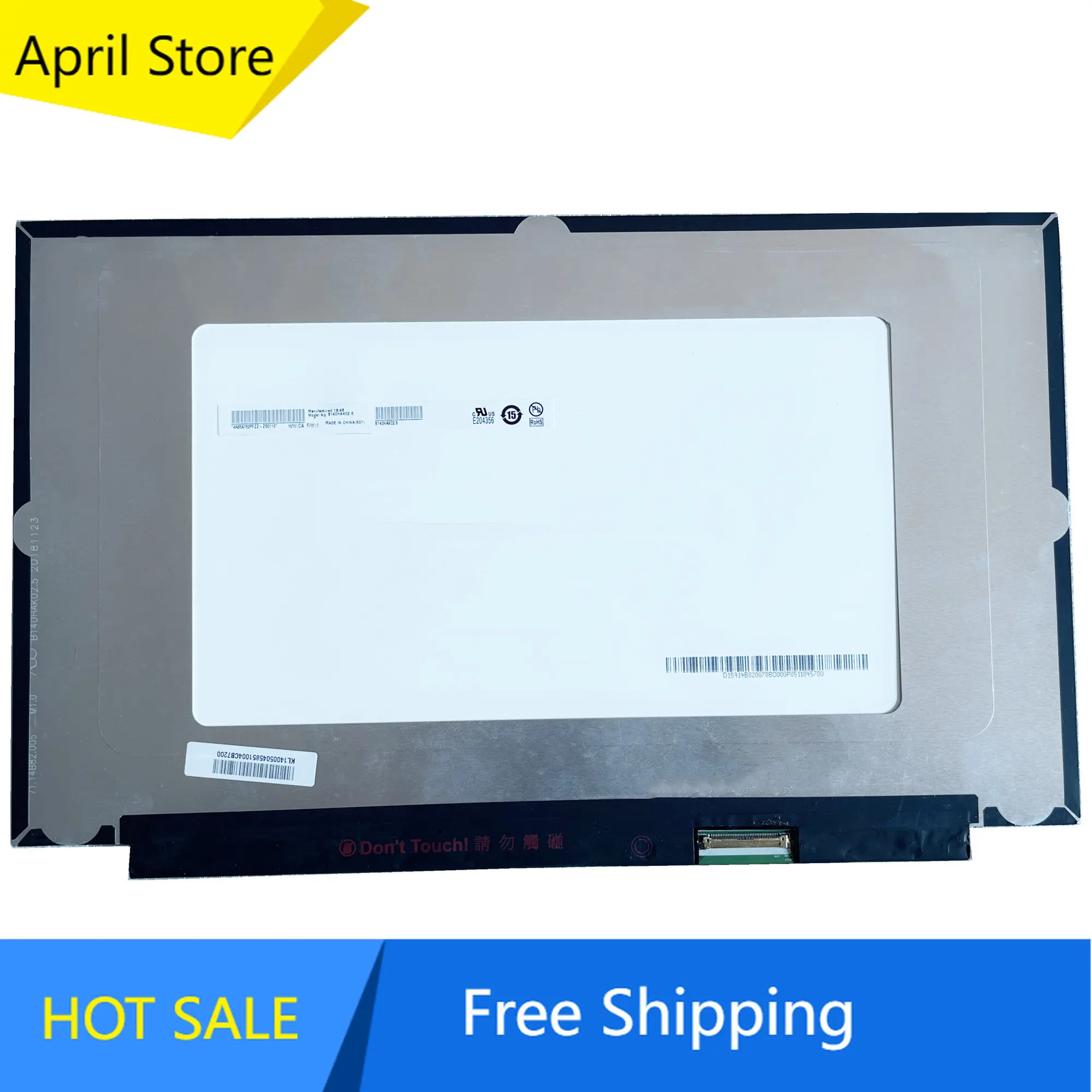 

B140HAK02.5 fit B140HAK02.0 14.0'' Laptop LCD Touch Screen for Acer Swift SF514-52 1920*1080 EDP 40 PINS