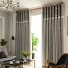 Princess Style Hollowed Out Star Double Layered Curtain Swan Embroidery Curtain for Children's Bedroom 5